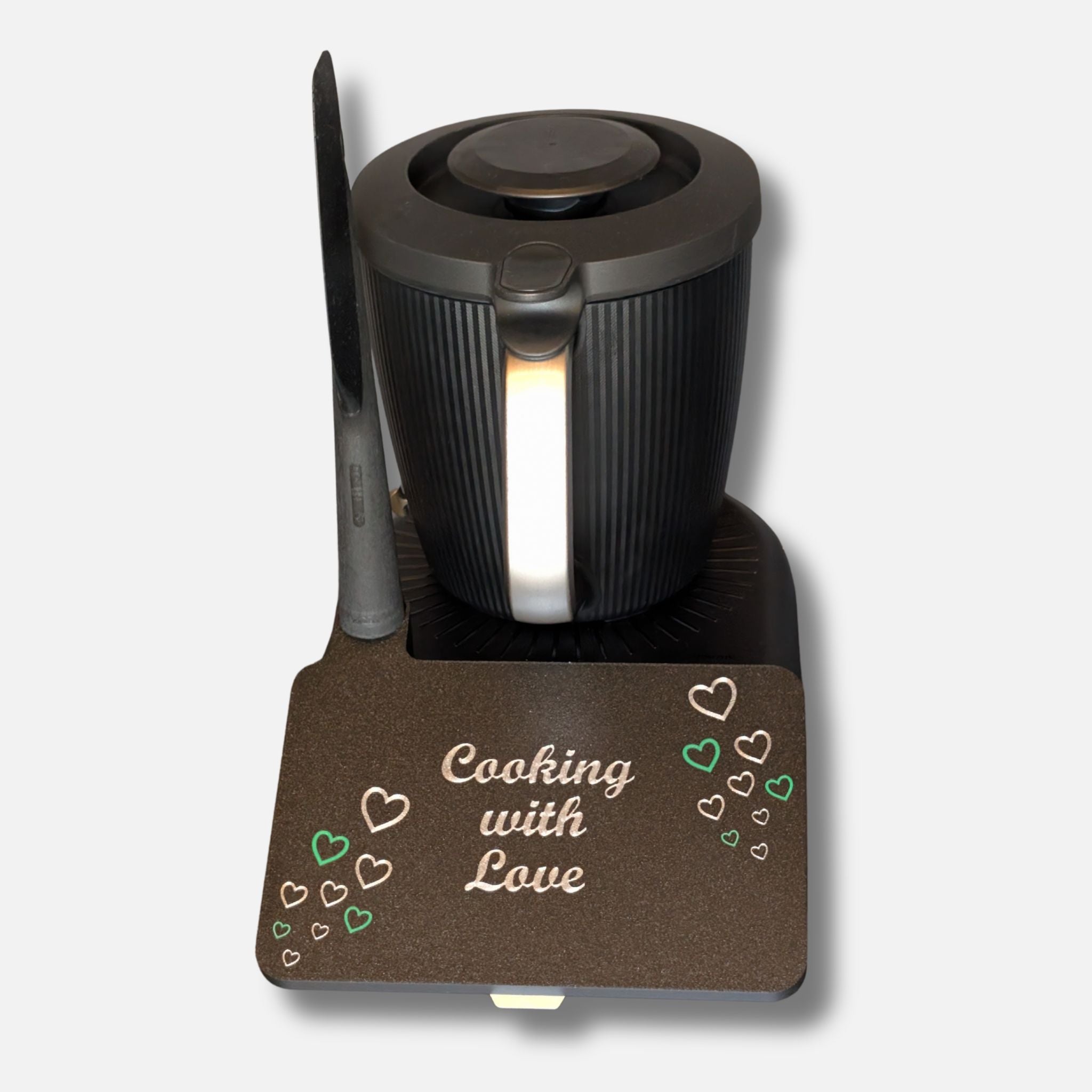 Displayschutz für Thermomix TM7 - „Cooking with Love“ mit Herzen oder Sternen