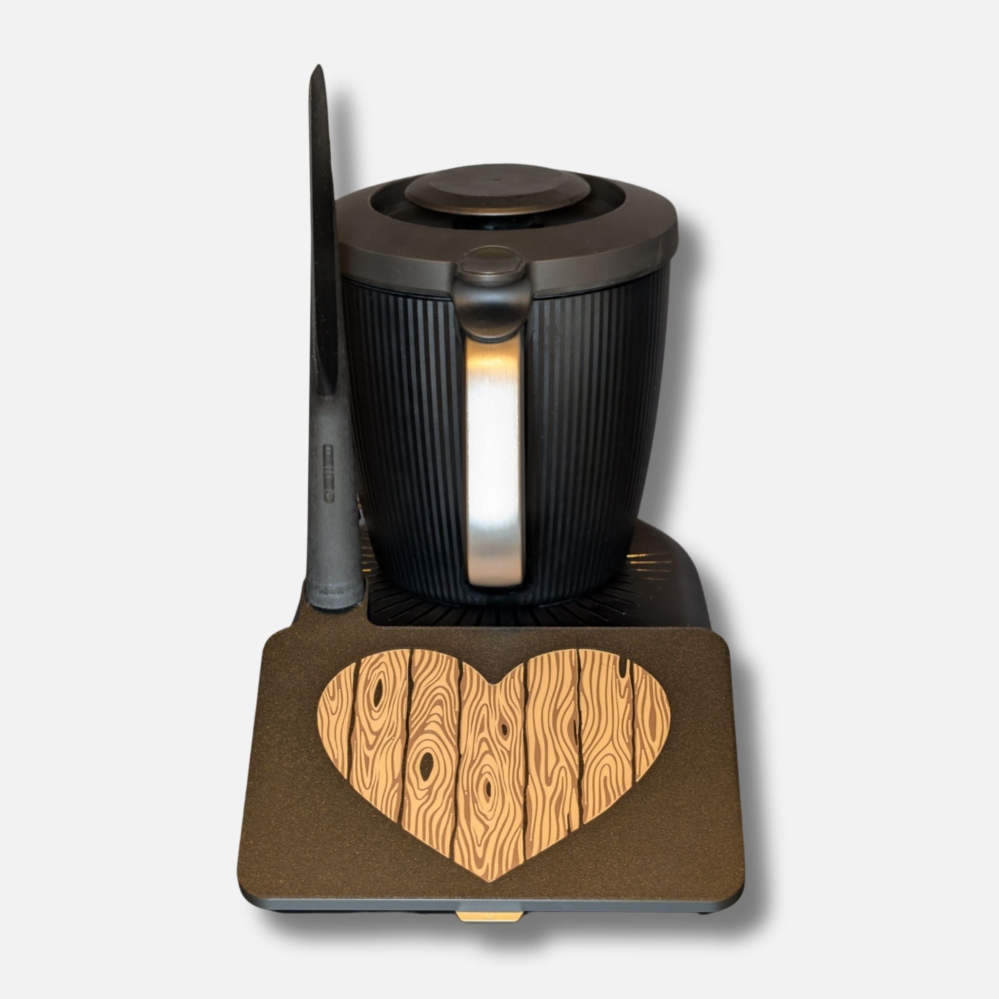 Displayschutz für Thermomix TM7 - Rustikales Holz Herz
