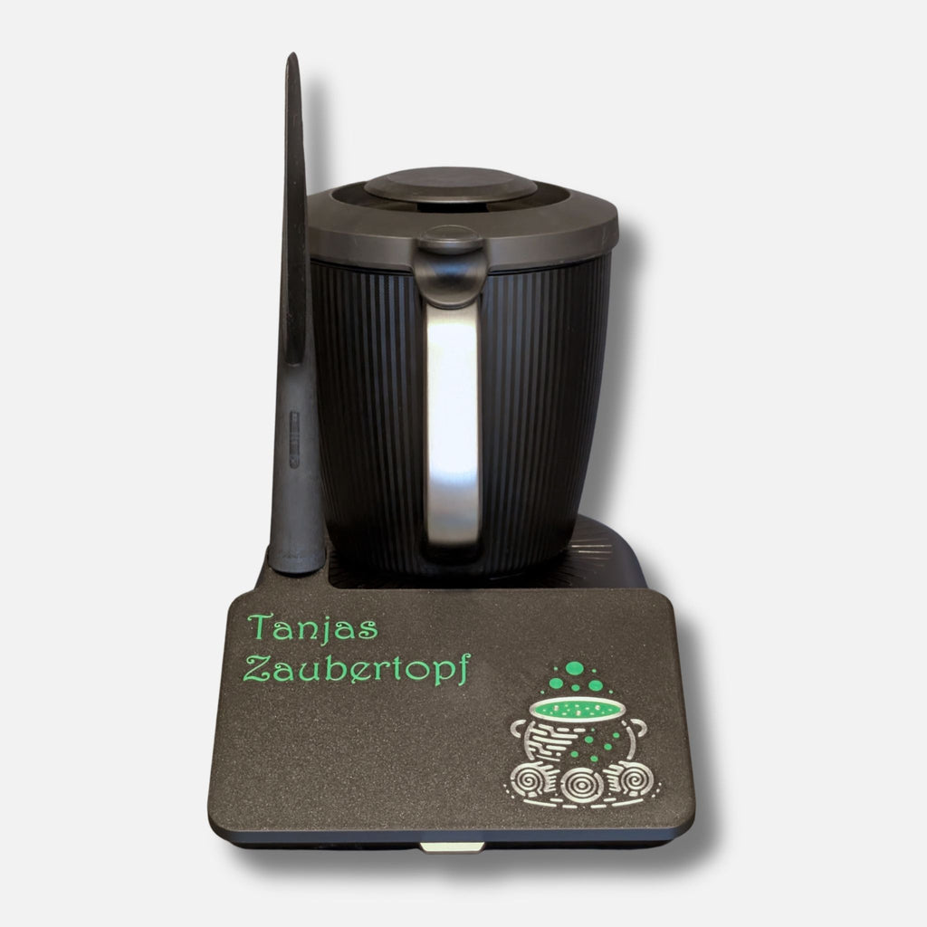 Displayschutz für Thermomix TM7 mit Hexenkessel-Motiv und personalisiertem Wunschtext