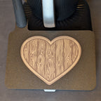 Displayschutz für Thermomix TM7 mit Holz Herz Design