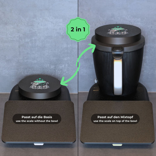 2-in-1 Waageplatte für Thermomix TM7 - Hexenkessel Design