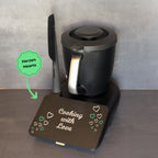 Displayschutz für Thermomix TM7 - „Cooking with Love“ mit Herzen oder Sternen