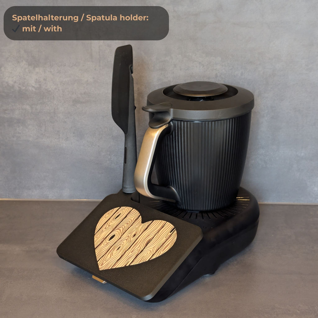 Displayschutz für Thermomix TM7 - Rustikales Holz Herz