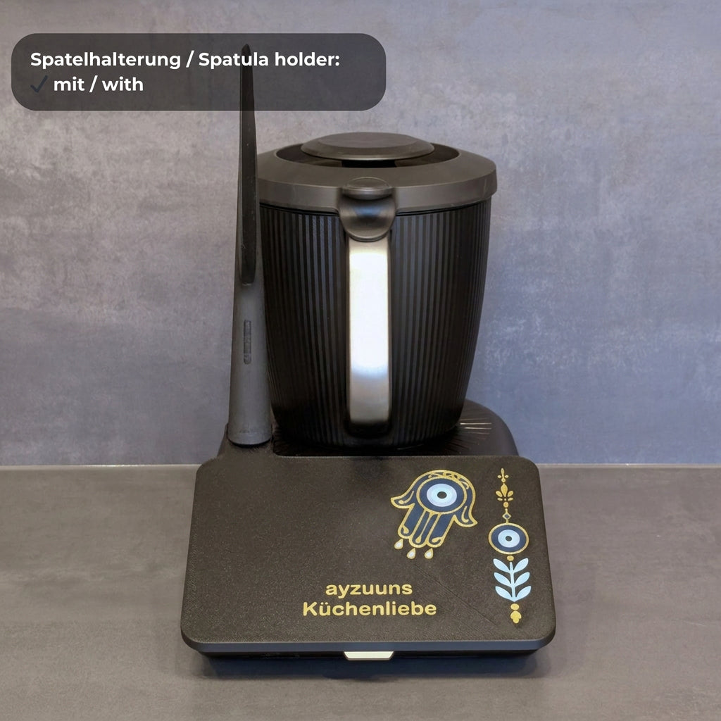 Displayschutz für Thermomix TM7 - Nazar Boncuk & Fatimas Hand mit Wunschtext