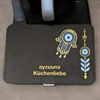 Displayschutz für Thermomix TM7 - Nazar Boncuk & Fatimas Hand mit Wunschtext