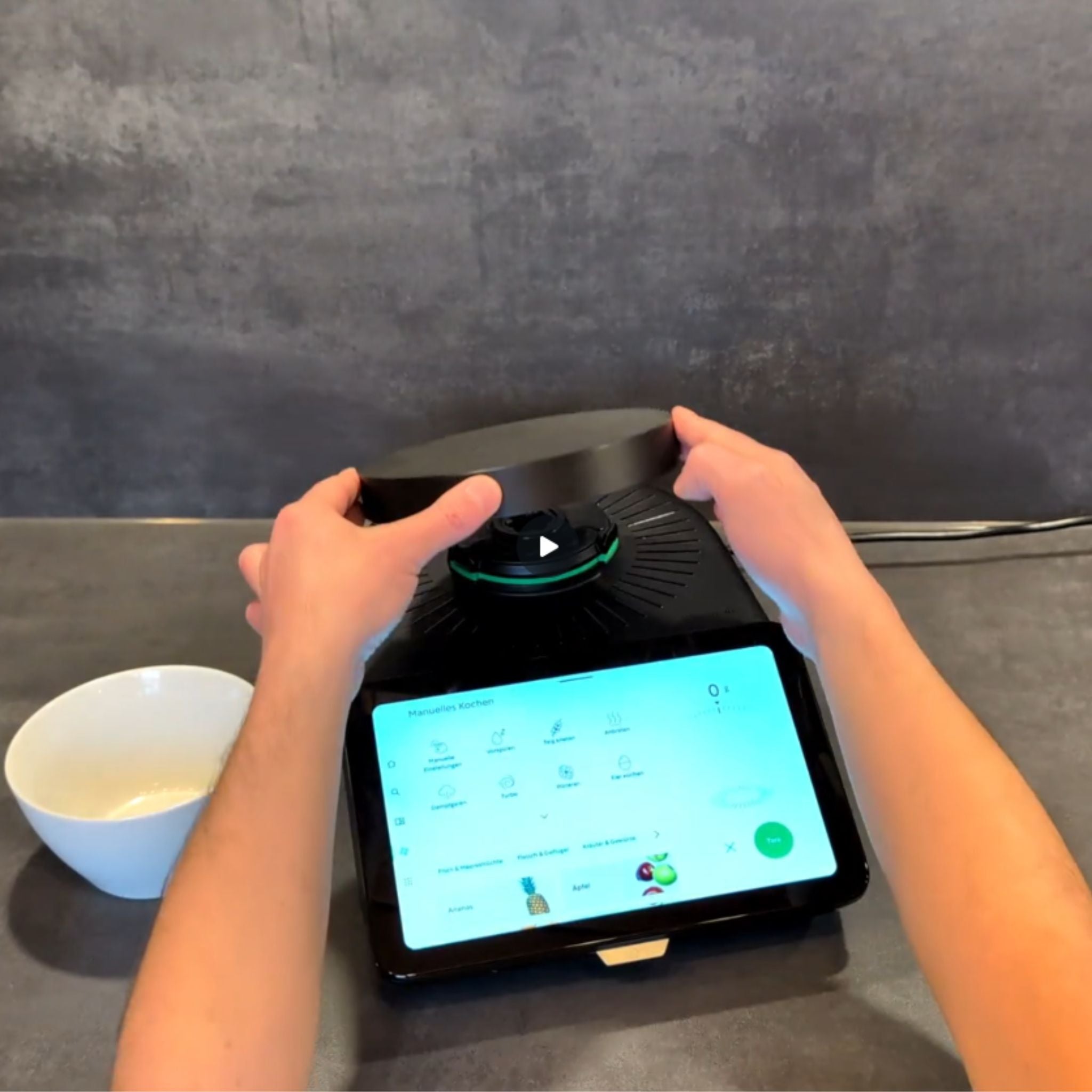 2-in-1 Waageplatte Thermomix TM7 – Carbon Optik